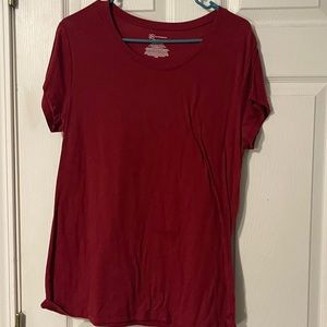 No Boundaries Dark Red Tee